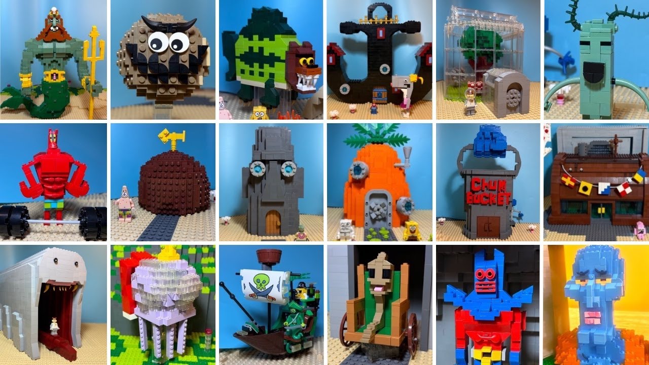 LEGO SpongeBob 100,000 Piece Bikini Bottom!