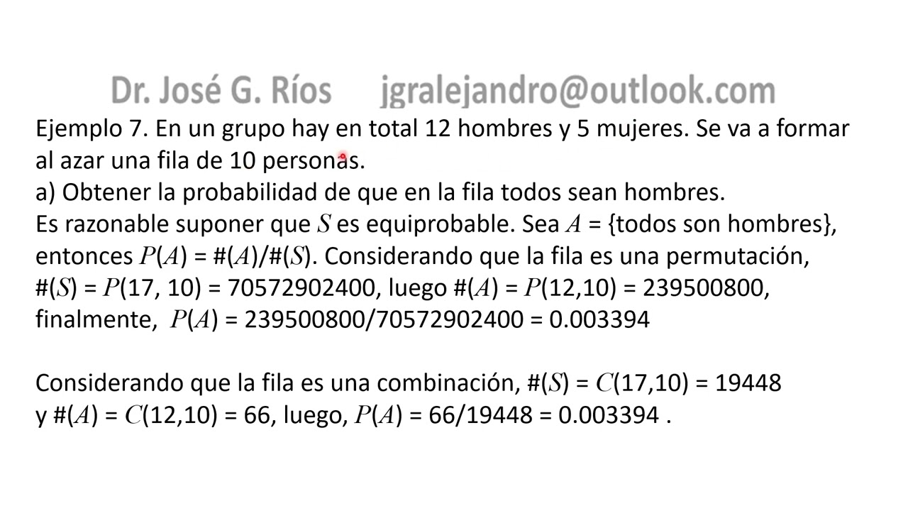 Espacio Muestra Equiprobable