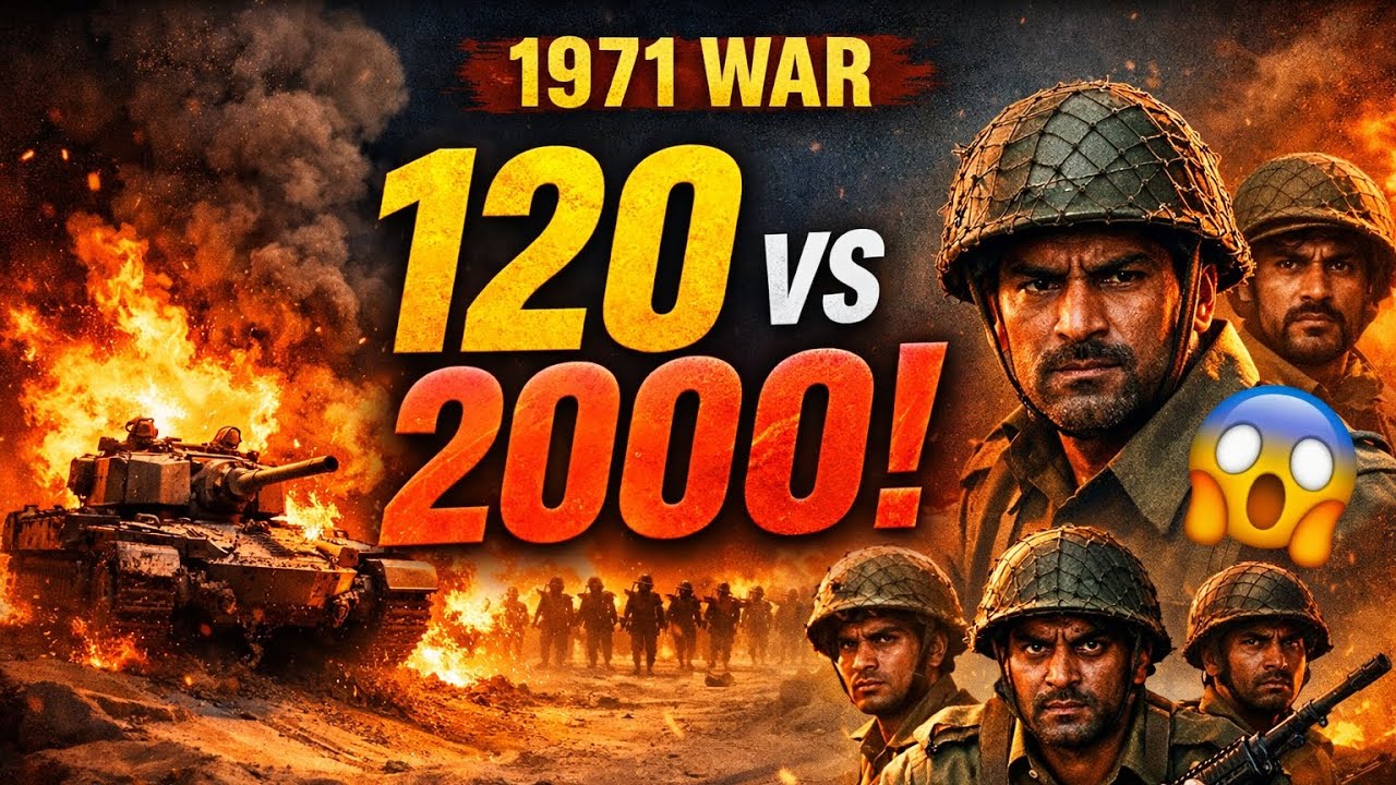 1971 की वो रात जब 120 जवानों ने 2000 दुश्मनों को रोक दिया 🇮🇳 | Battle of Longewala | #armymotivation