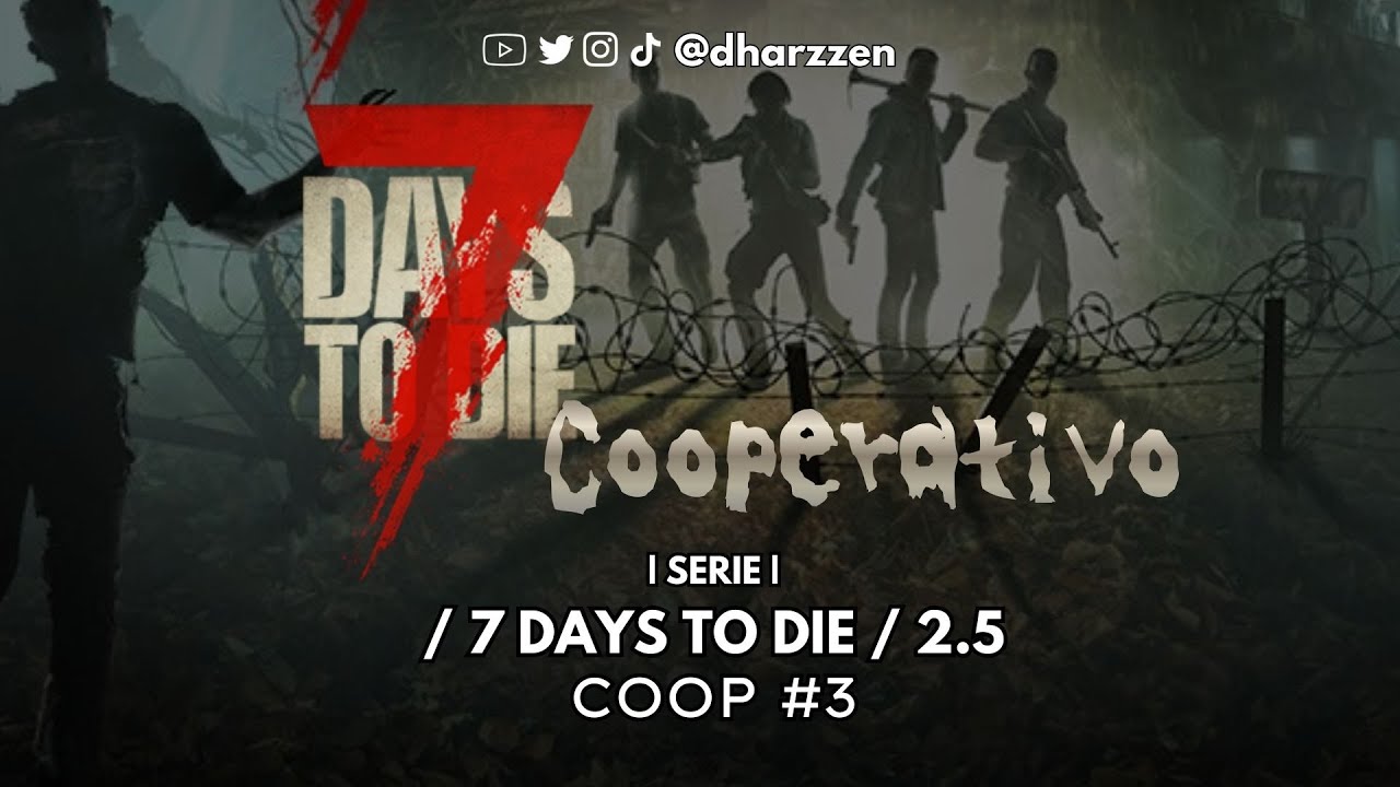 7 days to die 2.5 | COOP |  Primer horda!