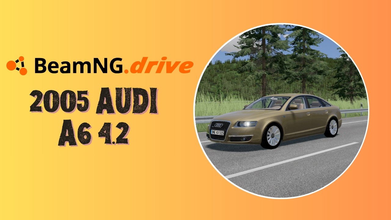 2005 Audi A6 4.2 Test Drive (BeamNG)