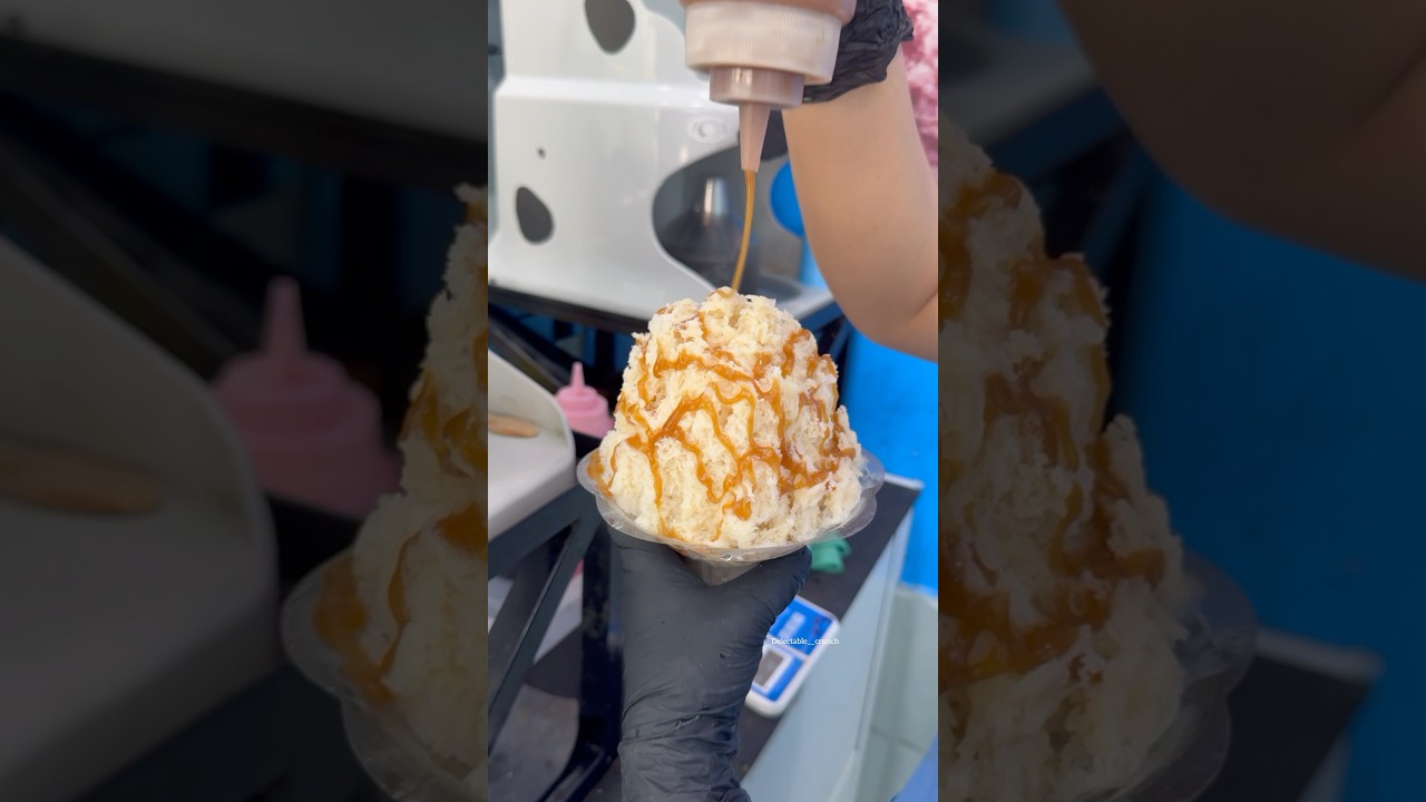 Japanese Kakigori dessert in South Delhi 🍧 #kakigori #icecream #dessert #shorts