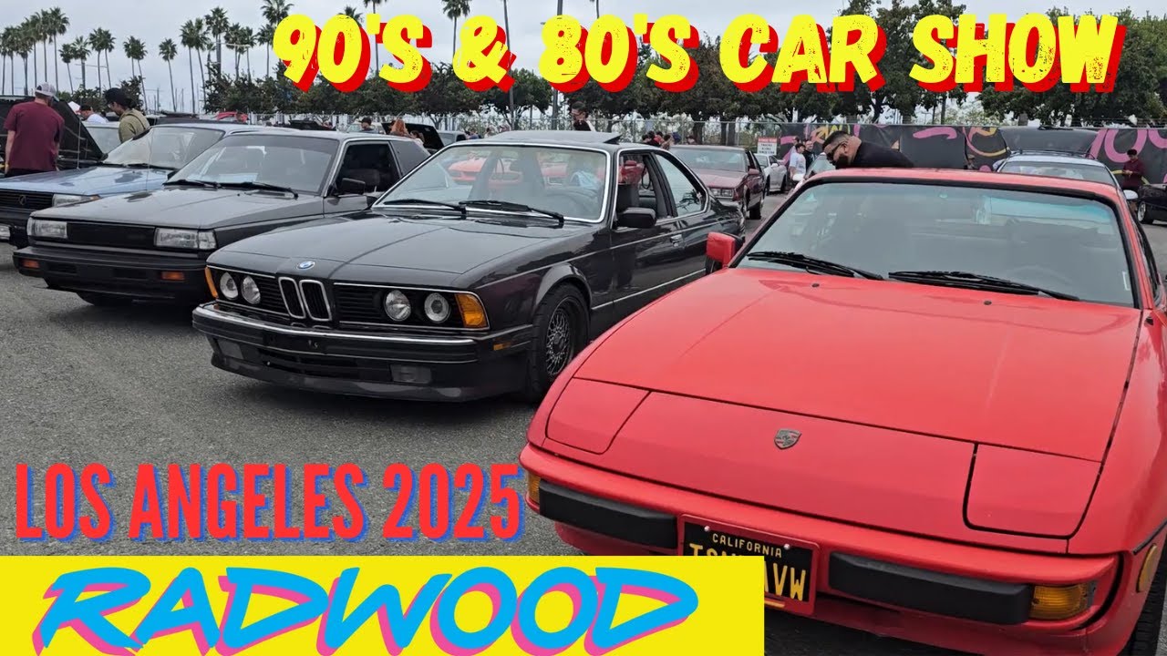 Radwood 2025 Port of Los Angeles 90s and 80s classic car show. Full event coverage San Pedro, CA