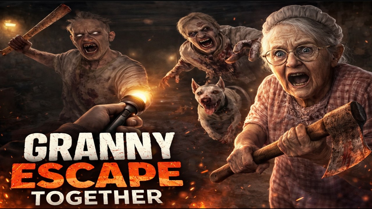 LIVE 🔴GRANNY HORROR ESCAPE GAMEPLAY😱 || GRANNY HORROR ESCAPE ||😱#granny #0015