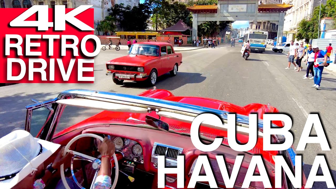 Cuba. Havana. 4K Drive 🇨🇺