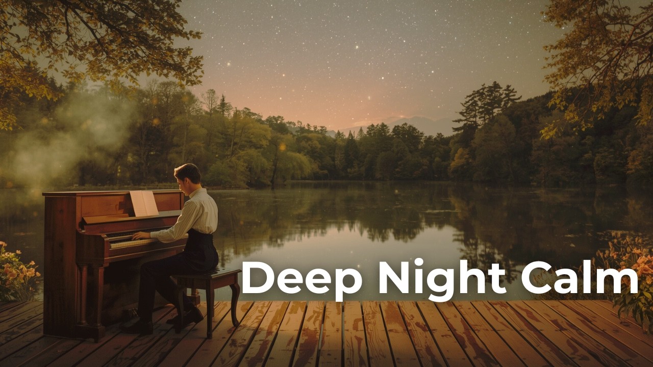 So Calm It Feels Like Night 🌌🎹 | Peaceful Piano Melody