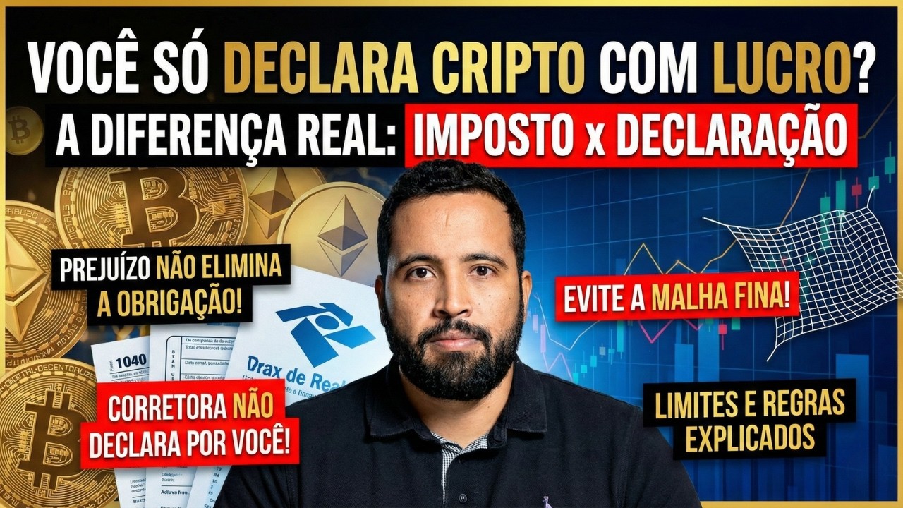 Imposto de Renda Cripto: você precisa declarar mesmo sem lucro?