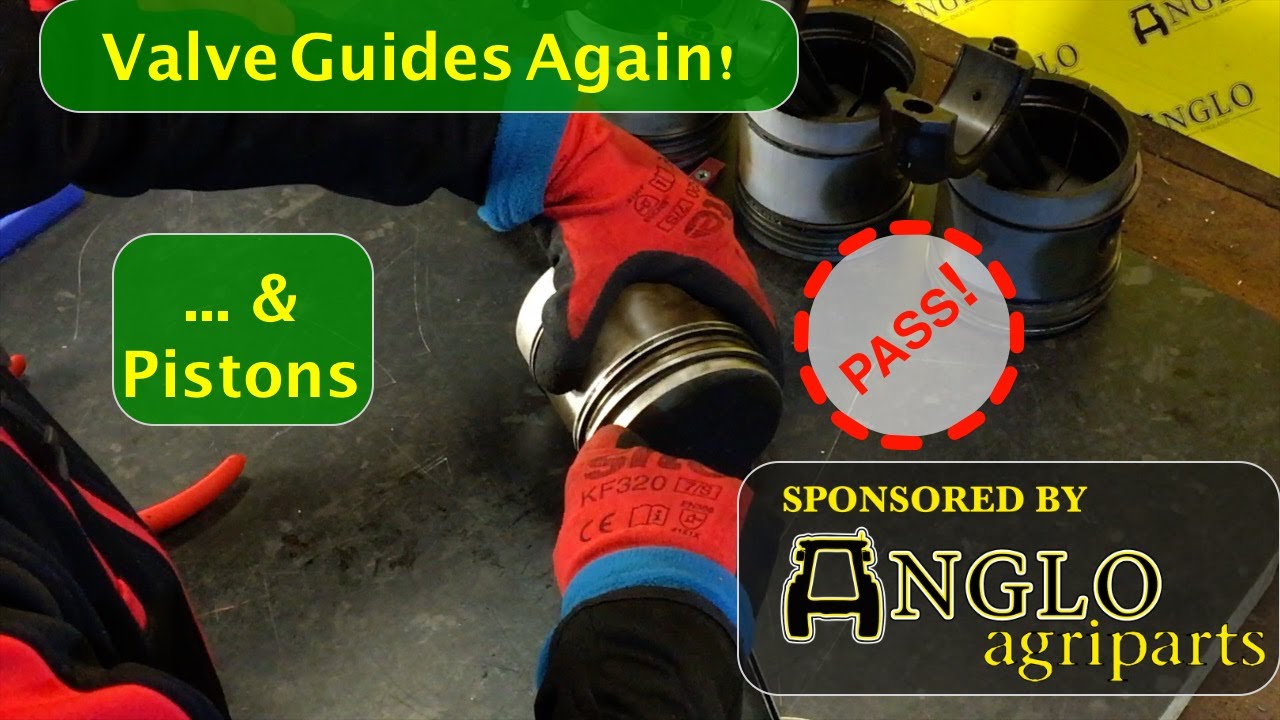 Ferguson TED20 - Removing Valve Guides #2 & Dismantling Pistons - with Anglo Agriparts