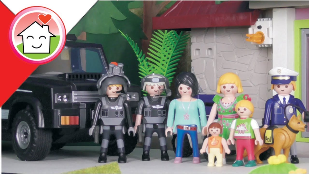 Playmobil policja Zacięty alarm / Rodziną Hauser&oacute;w