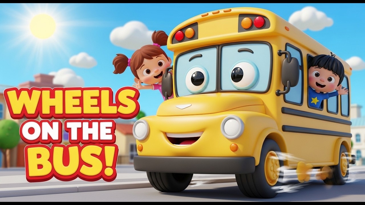 Wheels on the Bus 🚌 | Classic Nursery Rhyme for Kids | Tiny Tales TV