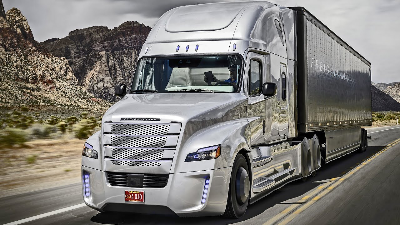 ► Freightliner Inspiration Truck - First autonomous driving on public roads