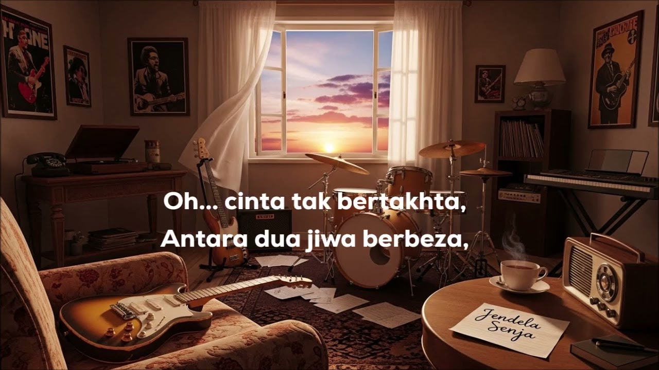 Jendela Senja - Berbeza (Official Lirik)