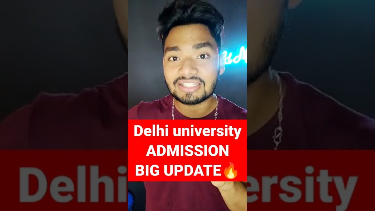 DU Admission 2022 Update Today 🔥 | DU-CUET