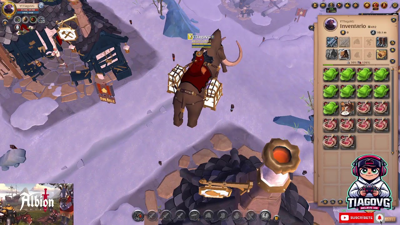 CULTIVOS / CRIANZA / TRANSPORTE / CRAFTEO / ALBION ONLINE