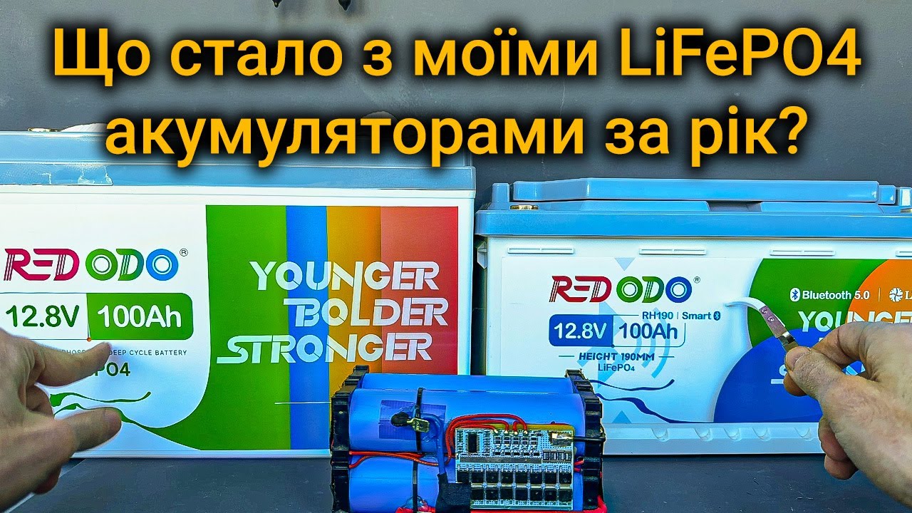 ⚡Що сталося з LiFePO4 акумуляторами за рік? Тест ємності після 12 місяців роботи!