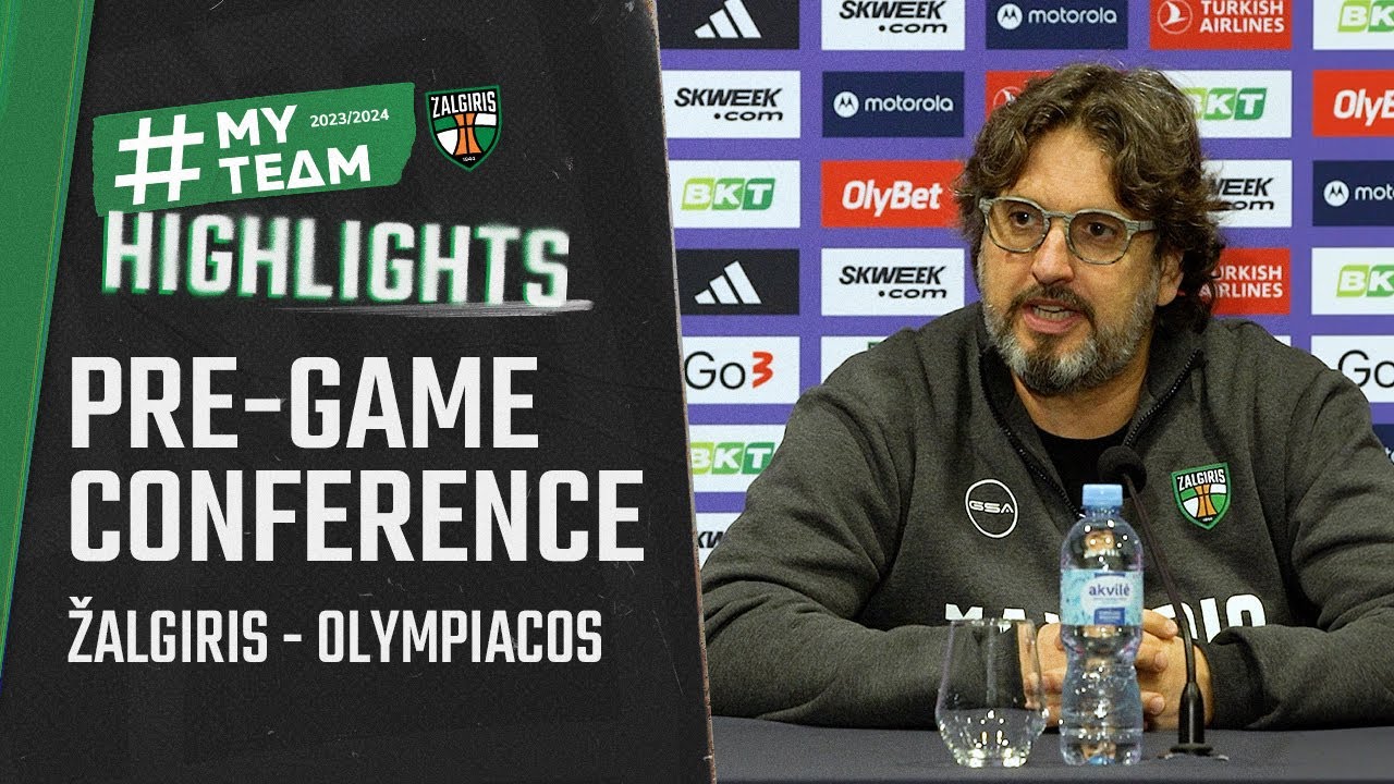 A.Trinchieri: apie pagarbą „Olympiacos“ ir sugrįžtančią Eurolygą