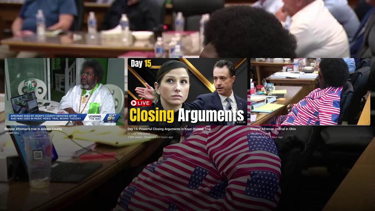 Afroman Trial Day 2 - Part 2 (after lunch)