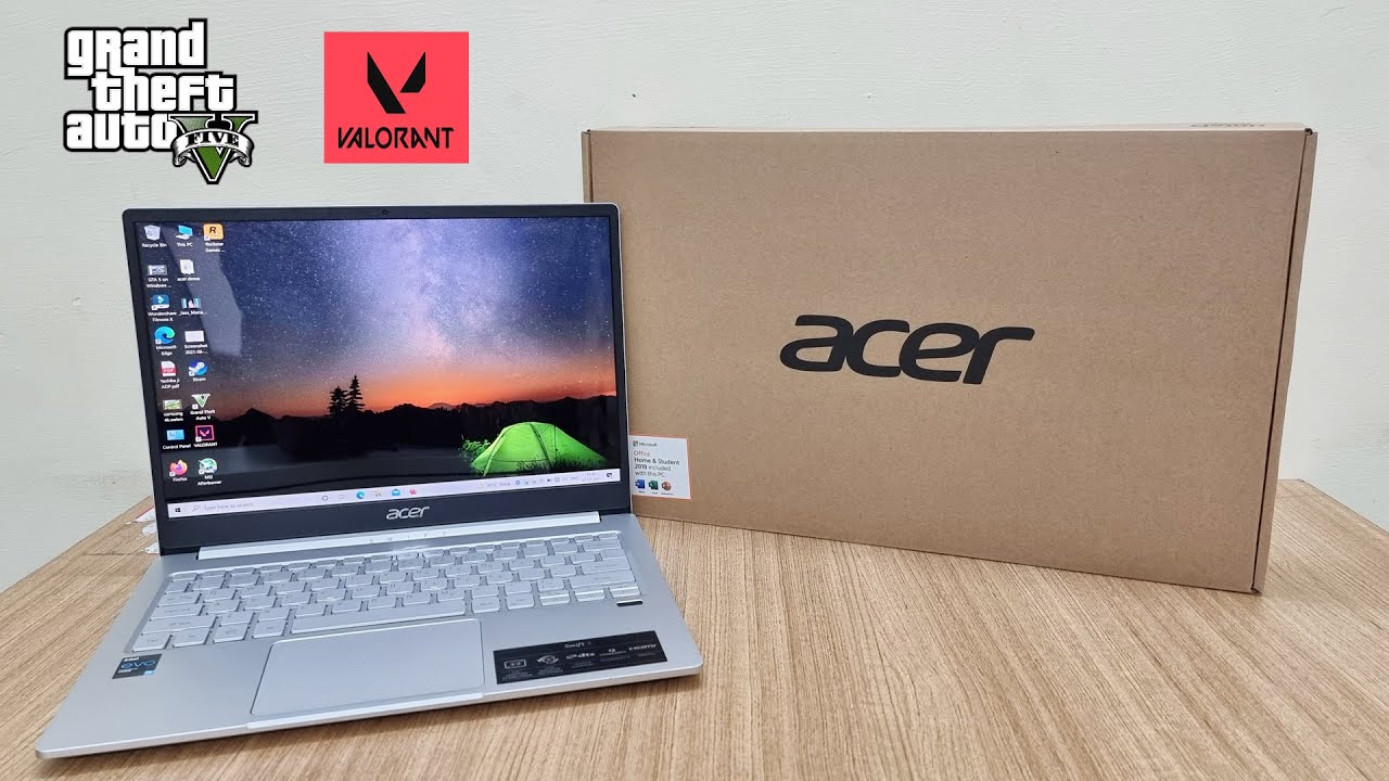 Acer Swift 3 2021 - Unboxing & Review + 2 Games Tested + Video Editing Test - Thin & Light 🔥
