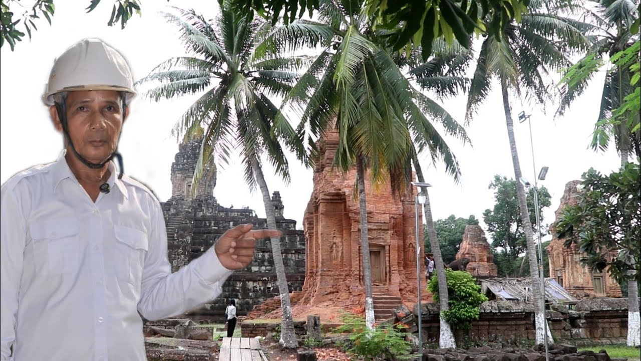 ការងារសម្អាតរុក្ខជាតិដុះលើប្រាសាទអង្គរ ក្នុងរដូវប្រាំង