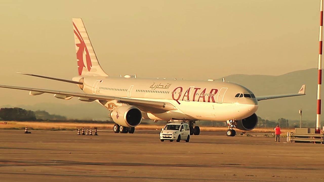 Qatar Airways Inaugural Flight to Pisa, Italy