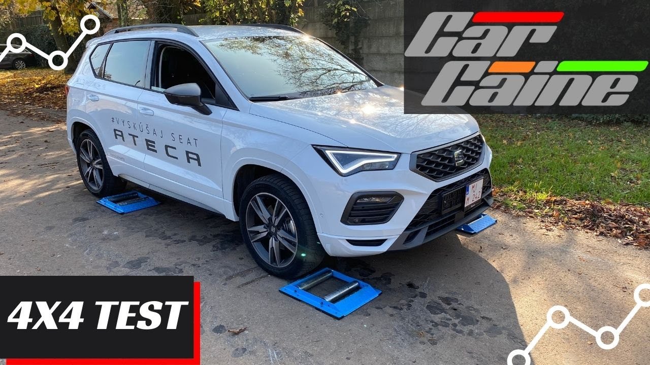 Seat Ateca 2,0 TSI 4drive my 2020 4x4 Test on Rollers- CarCaine