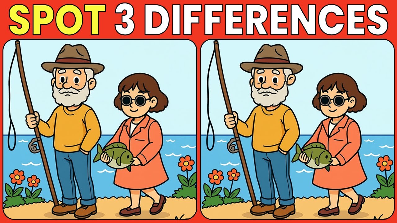 Brain Workout: Spot All Differences!