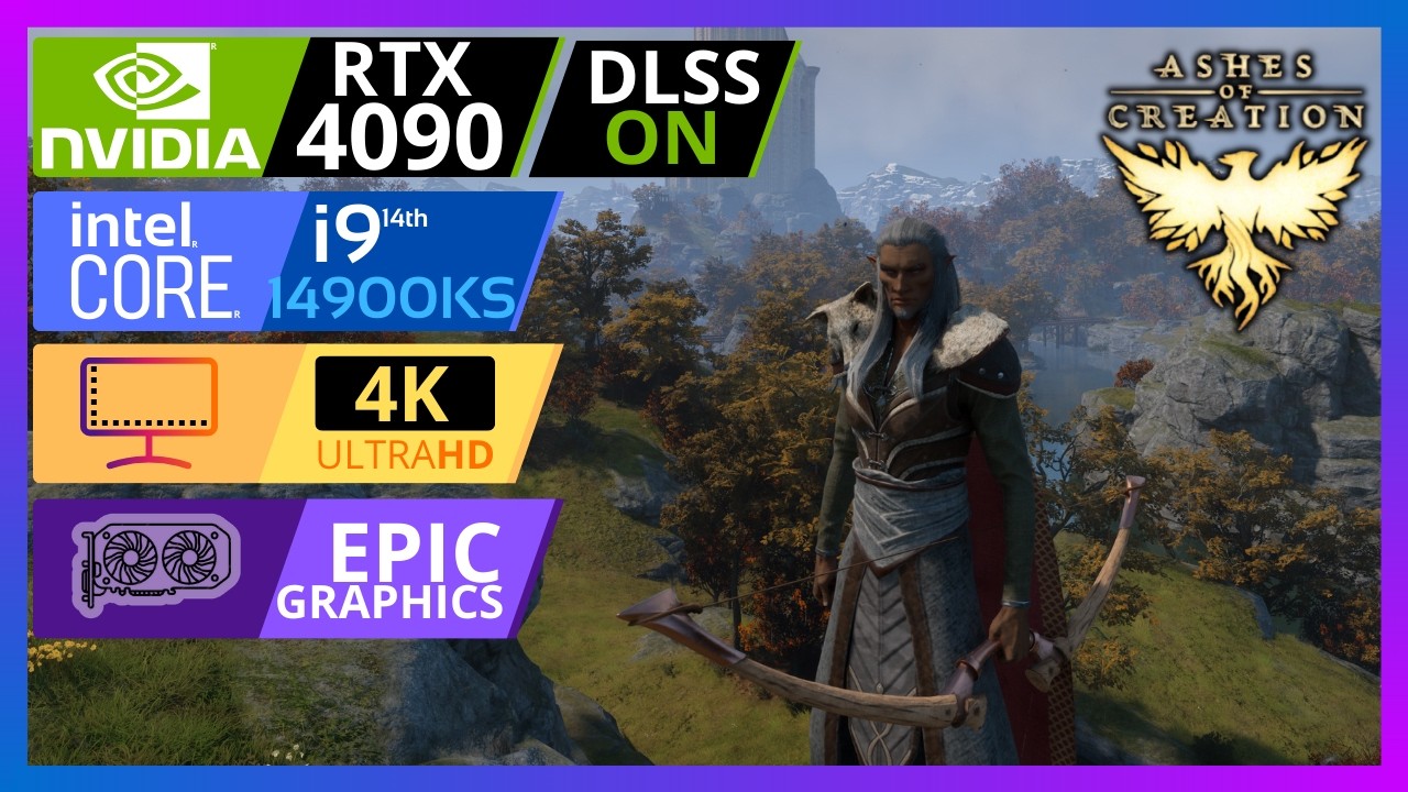 Ashes of Creation [ Alpha II ] - RTX 4090 - 4K Gameplay - Epic Graphics Settings