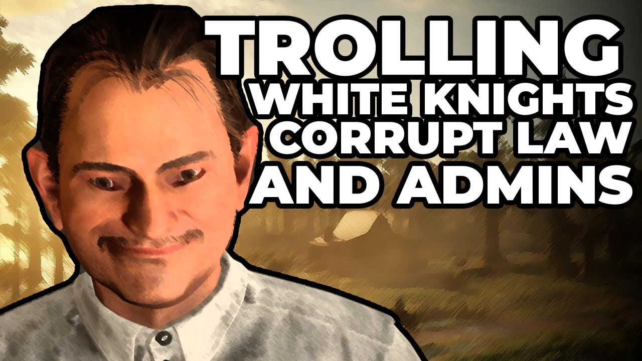 Trolling White Knights and Corrupt law in Red Dead 2 (With admin abuse)