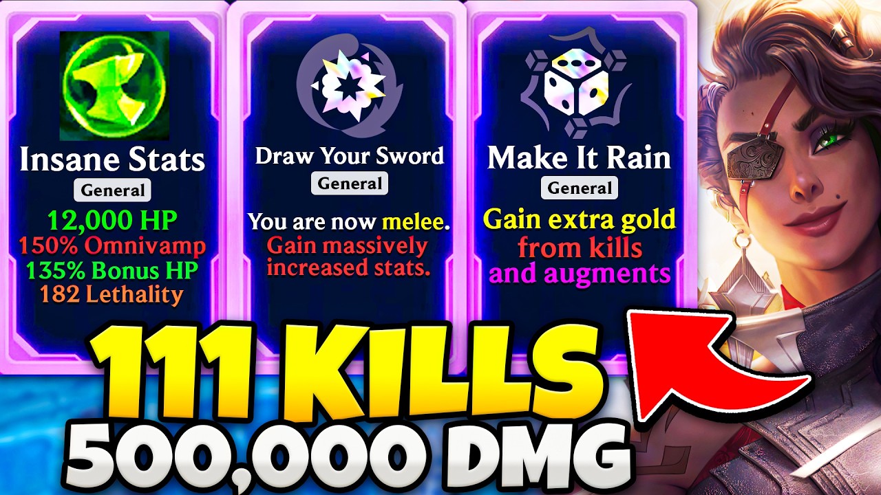 111 KILLS, 500K DAMAGE Samira: Draw Your Sword = Farm Penta Kills | ARAM Mayhem