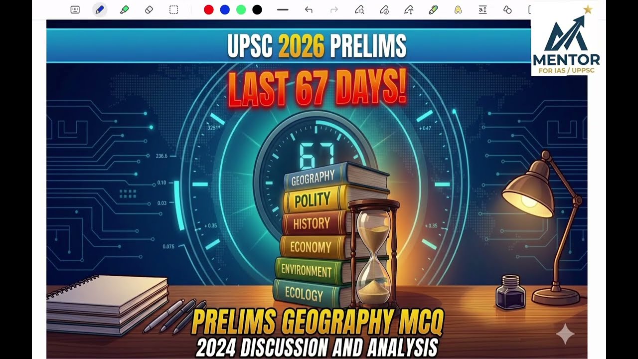UPSC Prelims geography 2024 MCQ  discussion & Analysing the theme of exam paper....