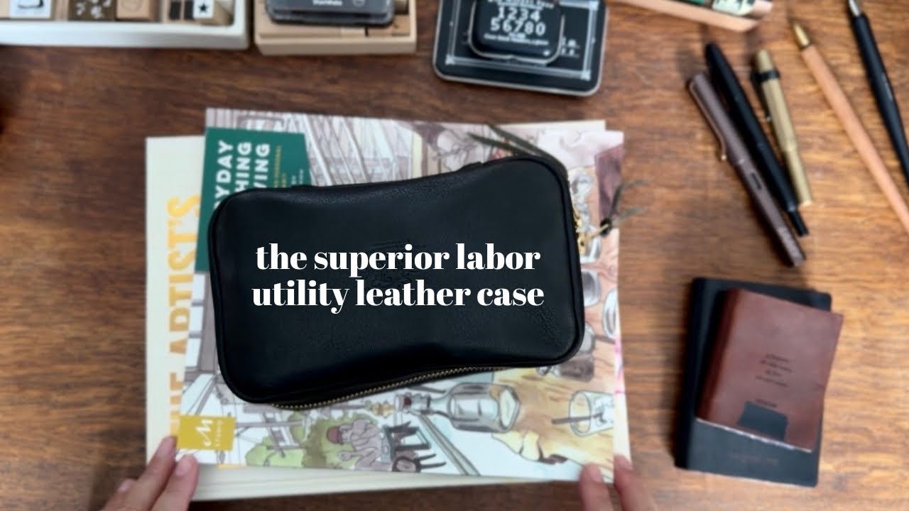 Обустраиваю кожаный чехол Superior Labor Utility под свой художественный набор | Начинаю вести св...
