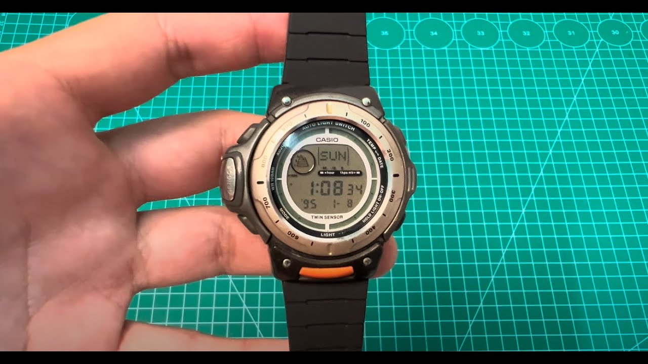 Chỉnh Giờ Đồng Hồ Casio Protrek PRL-21 (How To Set The Time Casio Protrek PRL-21)