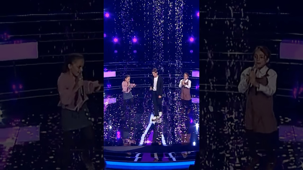 #TheVoiceKidsHRT  &bdquo;Sar&agrave; Perch&eacute; Ti Amo&ldquo;! 🤗❤️😘 #shorts #thevoicekids #music