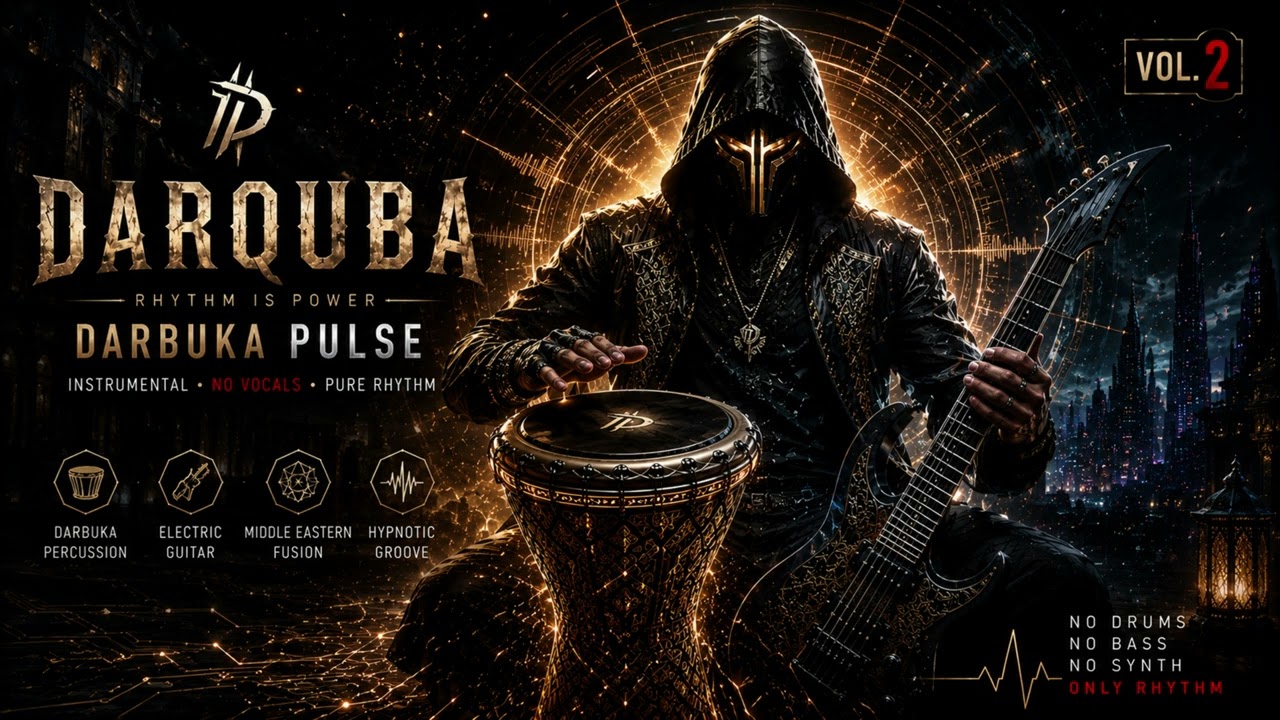 DARQUBA - Darbuka Pulse ⚡ (Hypnotic Middle Eastern Guitar Fusion)