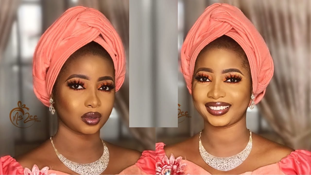 SIMPLE TURBAN GELE STYLE USING ASO-OKE