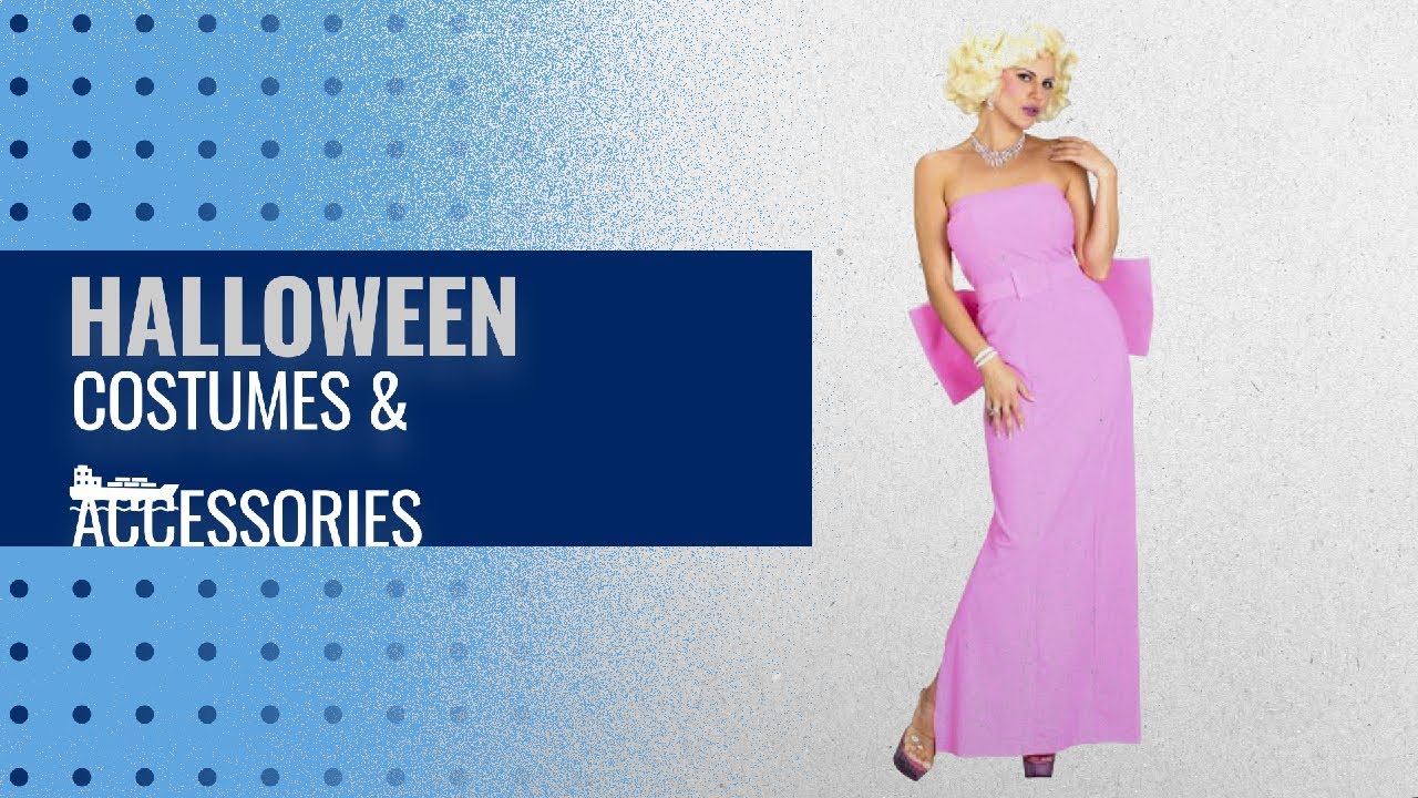 Pony Express Women Halloween Costumes & Accessories [2018]: Classic Marilyn MonroeTM Pink Glamour