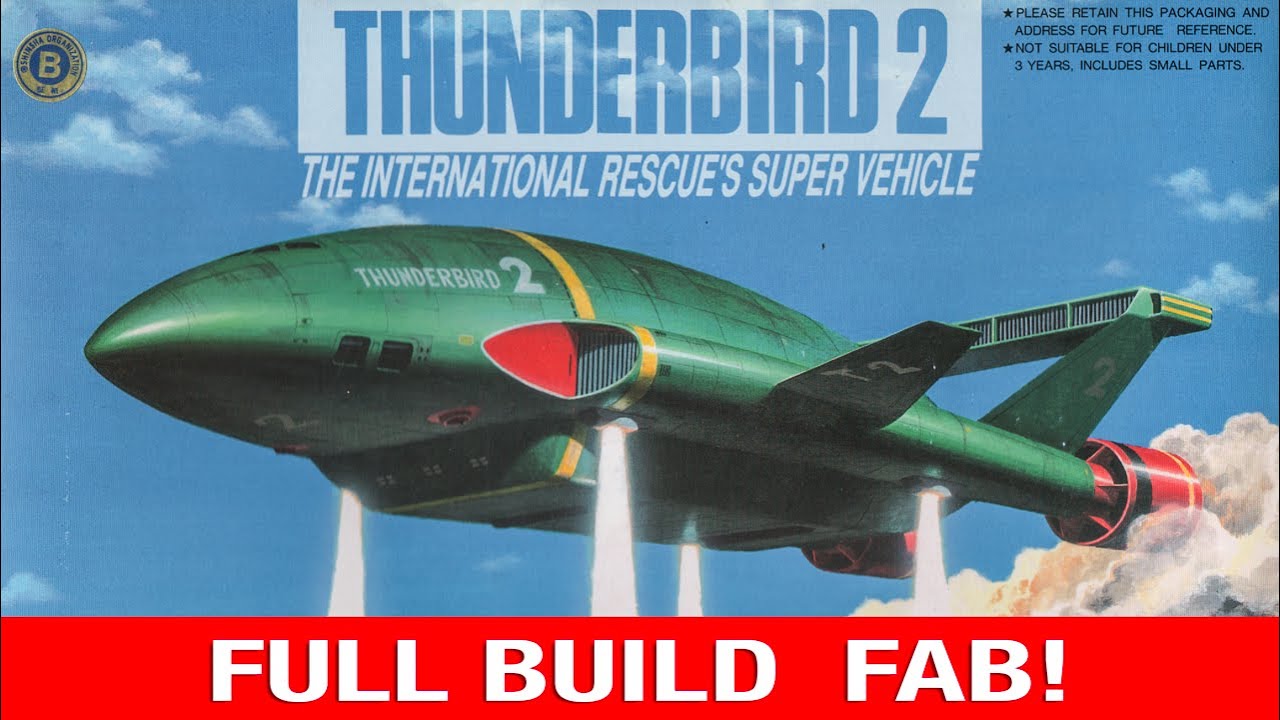 Распаковка и сборка модели Thunderbird 2 от Bandai, выпущенной в 1992 году, с участием Джерри Анд...