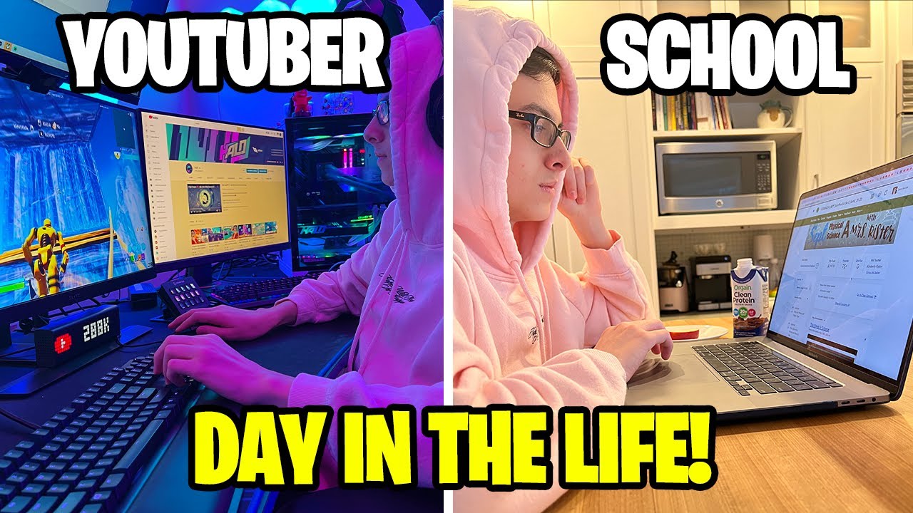 День из жизни создателя контента/стримера Fortnite | HaloBT