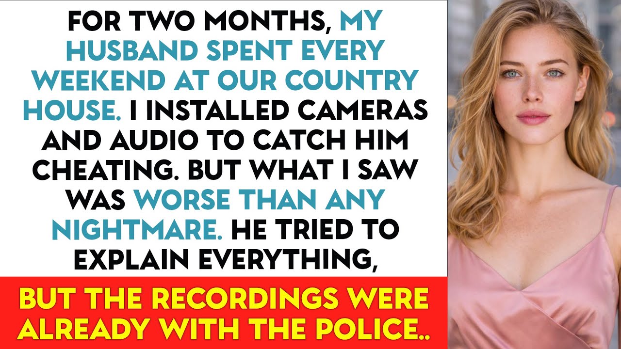 For Two Months, My Husband Spent Every Weekend At Our Country House. I Installed Cameras And Audio..