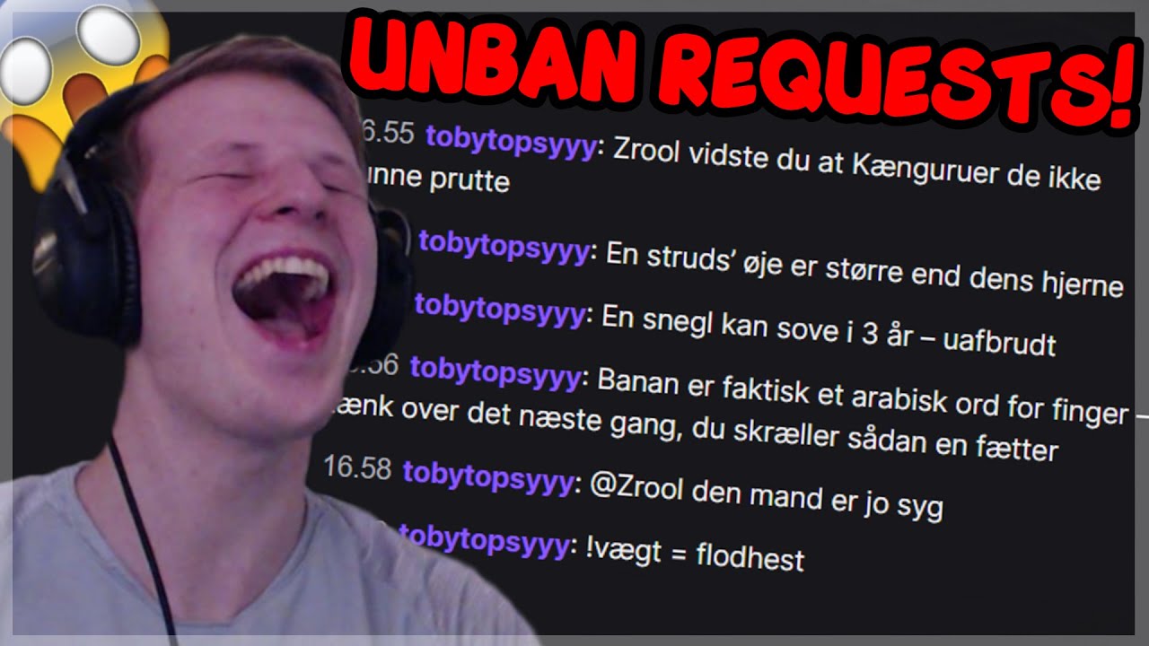 UNBAN REQUESTS ER TILBAGE! (Zrool's Unbanrequests part 5) | Zrool