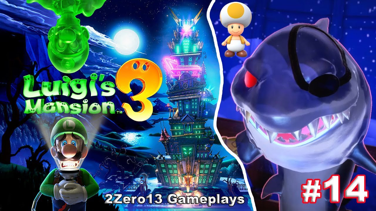 Capturo a Escualopalo! (Piso 12) - Parte 14 - Luigi's Mansion 3 - 2Zero13