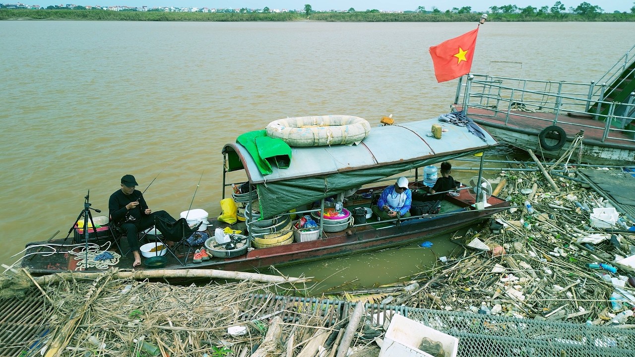 Trải Nghiệm Câu Cá Sông Hồng – Nướng Cá Uống Rượu Giữa Sông