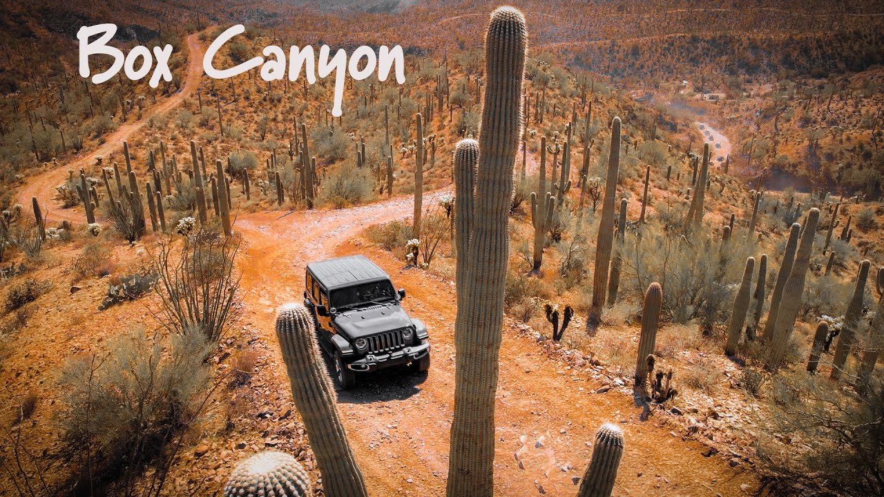Off-roading Adventure in Box Canyon Trail | Florence AZ | Jeep Wrangler