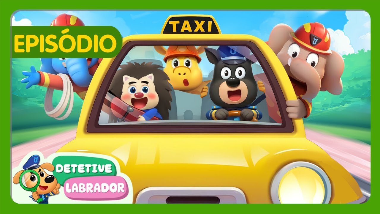 Táxi 🚕 Profissões (Episódio 203) ✨ 📗 NOVO Episódio Completo 🔍 Detetive Labrador