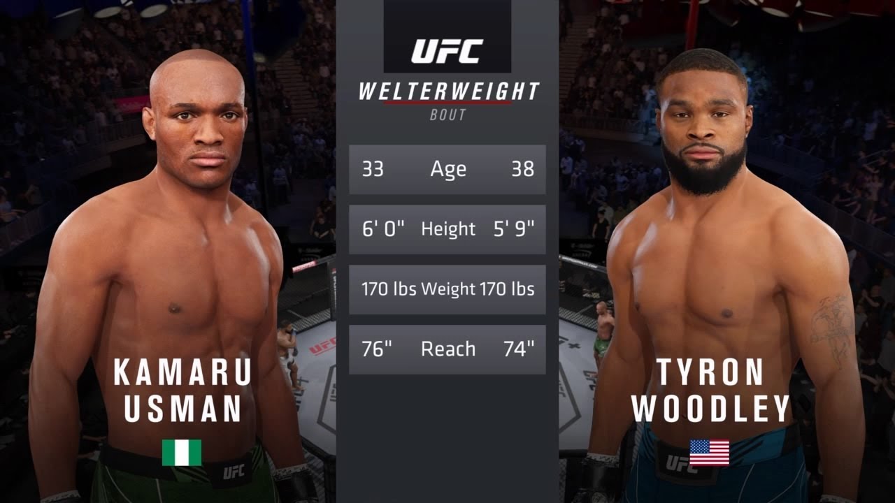 UFC 4 Kamaru Usman VS Tyron Woodley