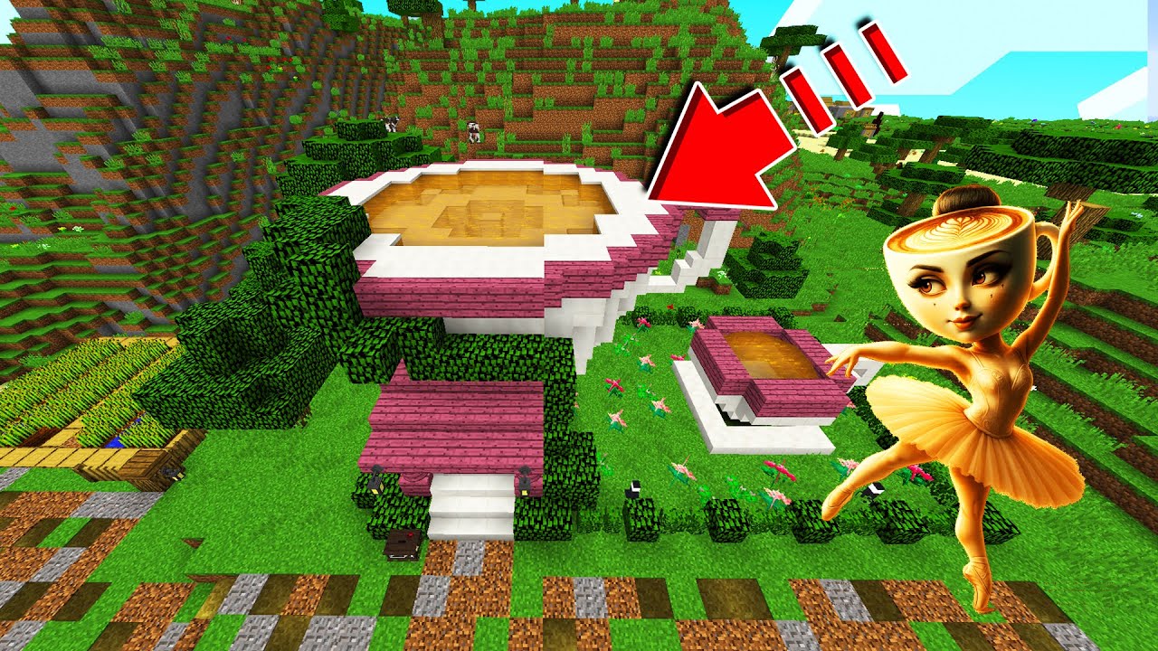 ENTRAMOS EN LA CASA DE BALLERINA CAPUCCINA EN MINECRAFT 😱