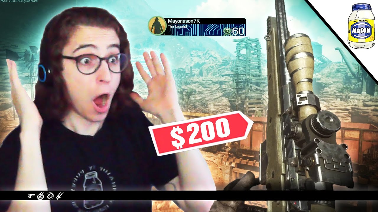 I HIT THIS TRICKSHOT FOR $200 DOLLARS!! - IW6X OOM Trickshotting #10 - #ioNRC2021