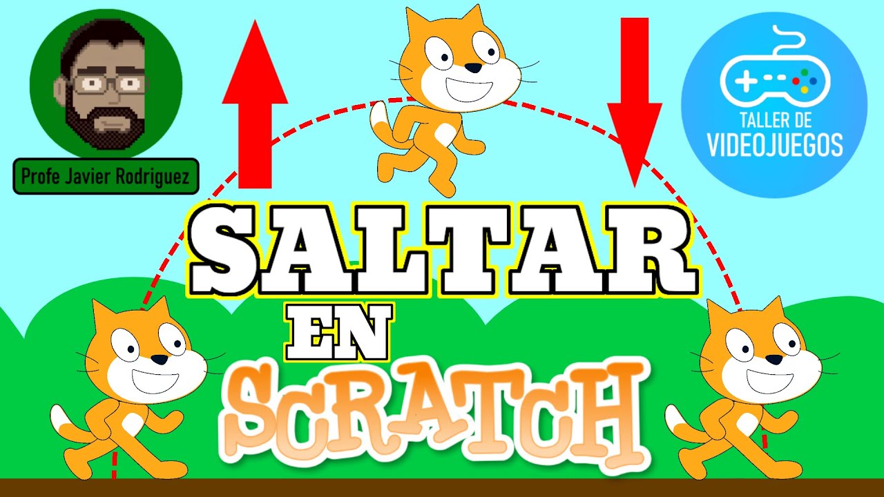 C&oacute;mo saltar en Scratch - Animaci&oacute;n y Gravedad