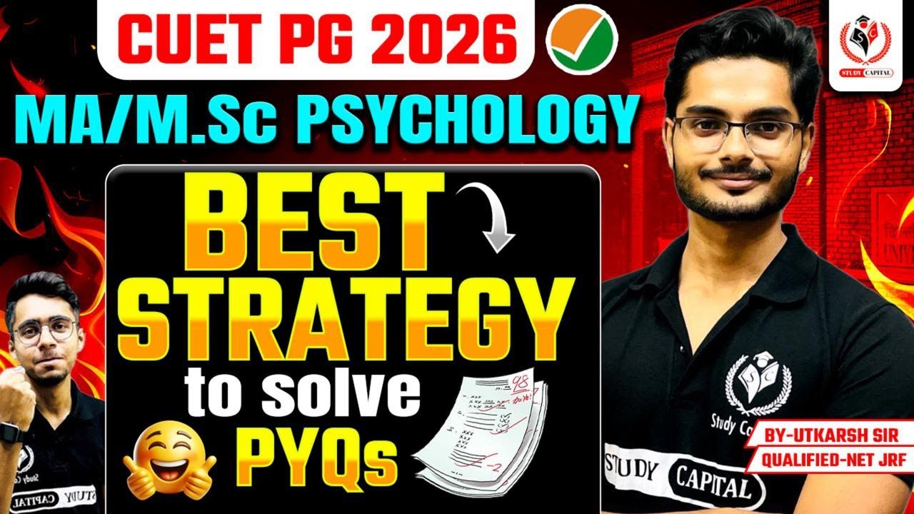 🔥Solve PYQs with this Simple Trick 😱 CUET PG MA/MSc PSYCHOLOGY 2026