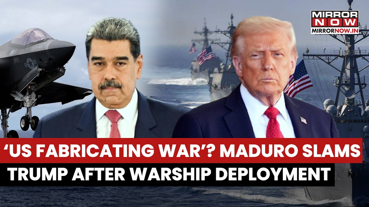 Maduro Fumes Over Trump For US' Military Buildup; World's Largest Warship Near Caribbean | Watch